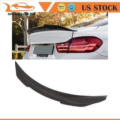 Rear Trunk Spoiler For 2015-2020 BMW F36 420i 428i 440i Gran Coupe Carbon Fiber - Imagem 1 de 4