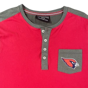Vintage St Louis Cardinals Henley Hemd Herren Medium Soft Cotton Langarm - Bild 1 von 7