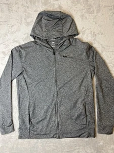 Nike Yoga Dri-FIT Damen Full Zip Hoodie Jacke M grau leicht - Bild 1 von 6