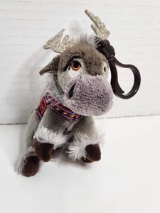 TY Beanie Babies Sparkle Frozen II SVEN Plush Mini Reindeer Bag Clip Keychain 4" - Picture 1 of 6