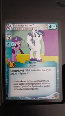 My Little Pony CCG: Shining Armor - Soilder in Training Common - Image 1 of 2