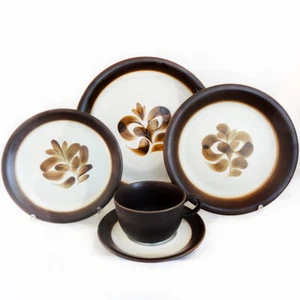 POMPEII by Figgjo Stavangerflint 5 Piece Place Setting NEW NEVER USED Norway - Picture 1 of 4