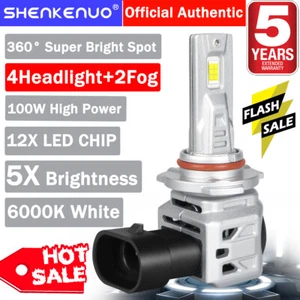 For Jeep Grand Cherokee 2011 2012 2013 LED Headlight High/Low+Fog Light Bulb M7Y - Picture 1 of 19