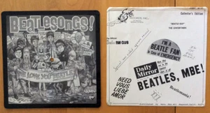 SUPER SELTENE BEATLE SONGS 7" QUADRATISCHE BILDSCHEIBE. "BEATLE RAP DIE QWORY HERREN" - Bild 1 von 2