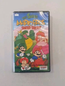 THE SUPER MARIO BROS - SUPER SHOW - Vintage 1989 VHS Video Tape Nintendo VGC - Picture 1 of 6