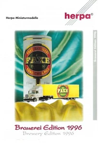1996 PROSPETTO HERPA BRAUEREI-EDIZIONE 1996 - 1:87- Camion Birrificio - Foto 1 di 1
