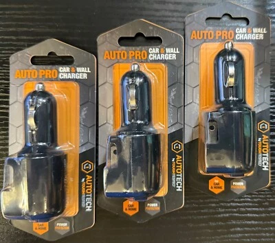 3/$19.99 ToughTested Auto Pro "Car & Wall Charger" (AT-ACPCELL) - Image 1 of 2