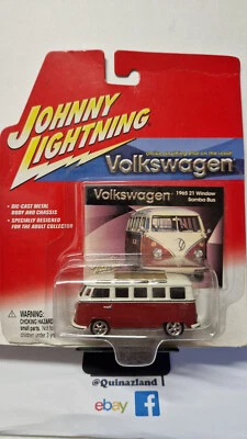 Johnny  Lightning 2002 Volkswagen série 1 1965 Volkswagen 21 window samba (NG43) - Photo 1/4
