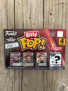 Action Figure Funko Bitty Pop WWE Bret Hart Shawn Michaels Mean Gene + Mystery - Foto 1 di 1