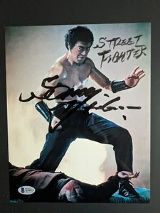 Sonny Chiba signed Street Fighter 8x10 Foto Autogramm BAS BECKETT COA A - Bild 1 von 1