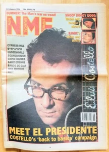 NME, 26 Feb 1994. Elvis Costello, Bjork, Snoop Doggy, Saint Etienne, Soundgarden - Bild 1 von 1