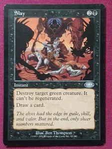 Magic The Gathering PLANESHIFT SLAY black card MTG - Picture 1 of 2