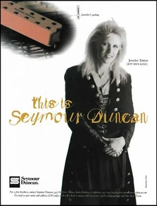 Jennifer Batten Signature JB Junior Seymour Duncan Gitarren-Pickup 2000 Werbedruck B - Bild 1 von 3