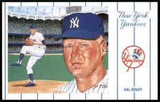 1991 Historic New York Yankees Hal Reniff Postcard #7