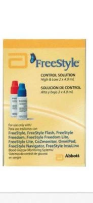 Abbott Laboratories FreeStyle® High/Low Flow Control Solution - Image 1 of 2