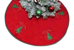 Falda Árbol Navidad Terciopelo Bordado Árbol - 100cm - Imagen 1 de 1