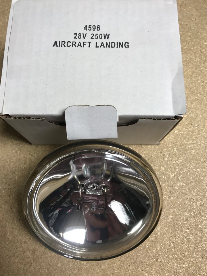 REPLACEMENT BULB FOR AIRCRAFT LAMP 4596, EIKO 4596, GE 4596, 24898, HALCO 4596 - Image 1 of 1