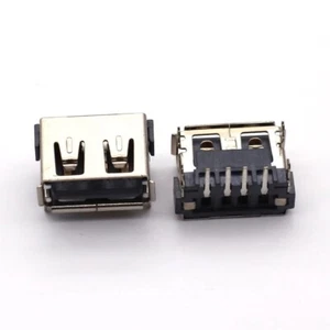 2xUSB Jack rechange Port modèle Court, Jack Tyoe A 4 broches femelle connecteur - Imagen 1 de 6