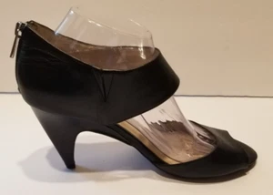 Sexy de tacón de cuero para mujer INC. talla 9 negro estilo Garvin con cremallera trasera - Imagen 1 de 7