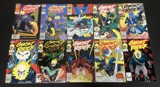 Ghost Rider #1-10 Comic Lot, Marvel Vol.3 1990, 1st App Of Danny Ketch, Mackie