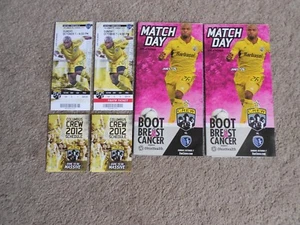 2012 Columbus Crew SC Fußball Programme Spielpläne Tickets Julius James Sporting KC - Bild 1 von 3