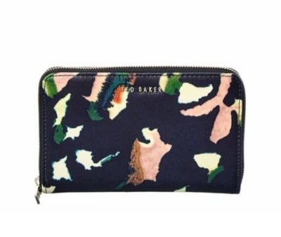 Ted Baker- FLORY- Bolsa Midi de Couro Aquarela- Preta- Nova Com Etiqueta- $100 - Imagem 1 de 4