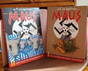 MAUS: A Survivor's Tale Volume I & II by Art Spiegelman DISCOUNTED - Picture 1 of 2