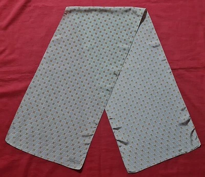 BUFANDA CABALLERO VINTAGE AUTÉNTICA STREET ONE ARTE GEOMÉTRICO GRIS BEIGE LARGO HOMBRE Foto 1 de 4