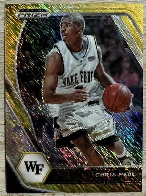 2021 Prizm Draft Picks CHRIS PAUL Gold Shimmer  Prizm 01/10 Ebay 1/1 - Image 1 of 3