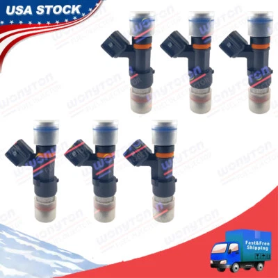 Inyectores de combustible Bosc* EV14 de actualización de 6 piezas para Buick-Cadillac 2004-2008 3,2 L-3,6 L Foto 1 de 4