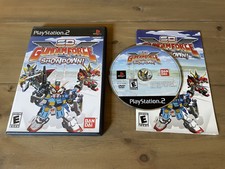 PS2 PlayStation 2 SD Gundam Force Showdown Bandai CIB Complete Case Manual Game