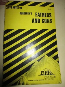 Cliffs Notes on Turgenev's Fathers and Sons, 1966 - Free Shipping! - Picture 1 of 5