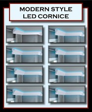 CAMPIONE (20cm) - XPS Polistirolo LED Luce Battiscopa Cornicione Modanatura Felpa