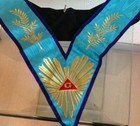 Sautoir Vénérable brodé Memphis Misraïm franc maçonnerie masonic collar