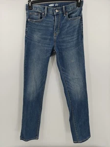 Old Navy Skinny Jeans Boys 16 Blue Medium Wash Built-In Tough Flex Denim Youth - Picture 1 of 16