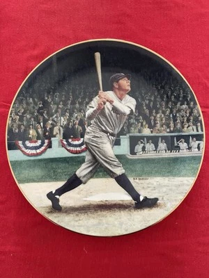 Bradford Exchange Babe Ruth The Called Shot 1st Issue Legends of Baseball Plate - Image 1 of 4