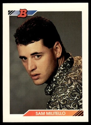 1992 Bowman Sam Militello New York Yankees #21 - Image 1 of 2