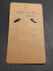 Harry Potter scar earrings stud pushback Earrings OOAK Brand New - Picture 1 of 4