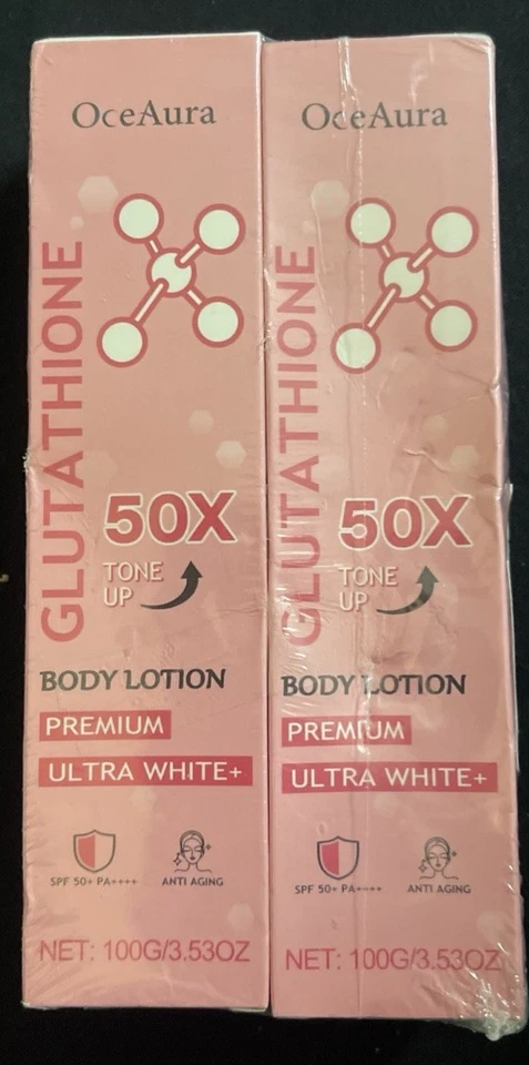 2x Glutathione Body Lotion Glutathione 50x Tone up Body Lotion Glutathione Cream - Image 1 of 1