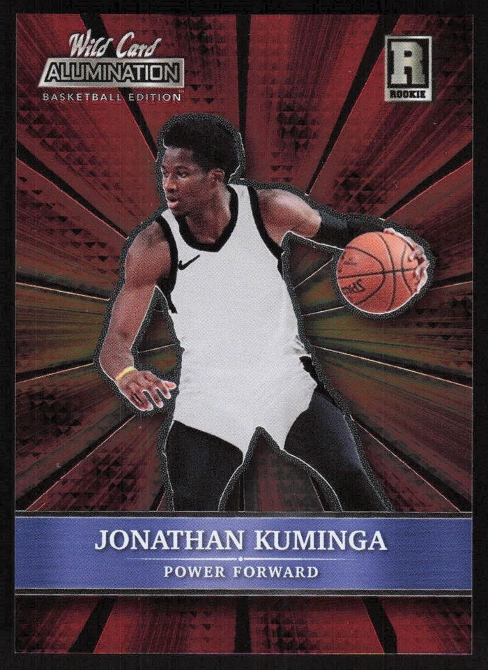 2021-22 Wild Card Alumination Red Chase Jonathan Kuminga #ABC-4 Rookie Warriors - Image 1 of 2