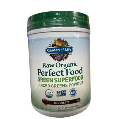 Perfect Food Raw Real Chocolate Cacao Powder 570 Grams By GOL Exp.9/25!!! - Image 1 of 3