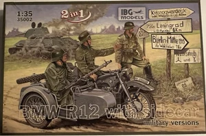 IBG 32002 BMW R12 with sidecar military versions 1:35 - Picture 1 of 1