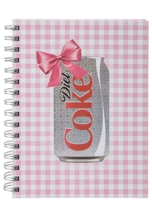 Diet Coke - Pink Checkerboard Journal (Brand New) - Picture 1 of 4