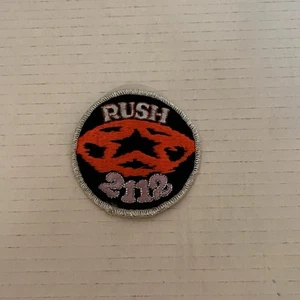 Rush Vintage Patch 2112 Round Black Red Purple Original Rush Patch - Picture 1 of 4