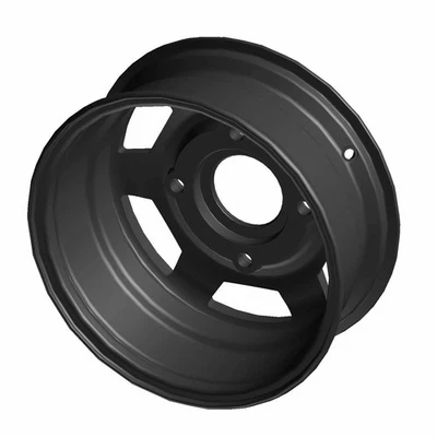 Polaris Beadlock Ring, 14 x 6, Flat Flash Black, for RZR Models - 1522788-655 - Image 1 of 2