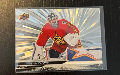 Cam Talbot 2024-25 UD Extended Series All-star Silver Outburst Variant Card - Image 1 of 2