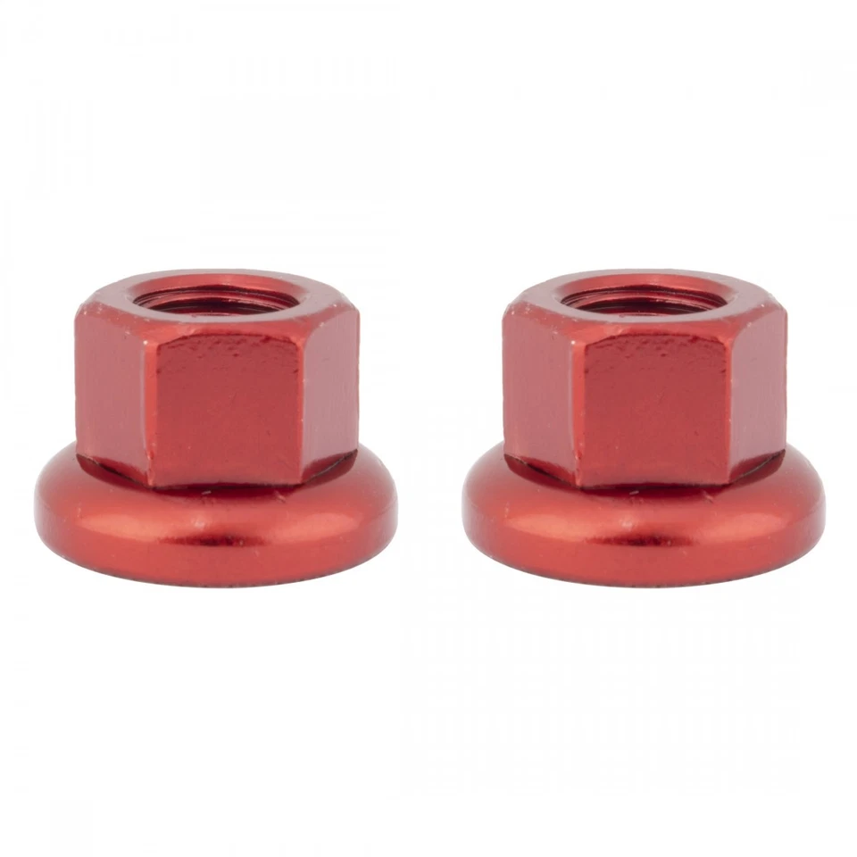 Tuercas de eje trasero de oruga Origin8 Chromoly M10x1 mm - Buje de bicicleta con brida duradera Foto 1 de 1