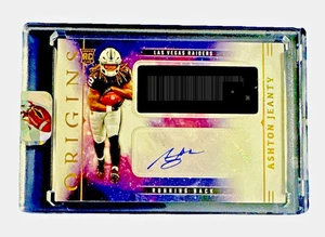 ASHTON JEANTY - 2025 PANINI ORIGINS - AUTO - PATCH - (RC) - #RJJ-AJY - RAIDERS! - Foto 1 di 2