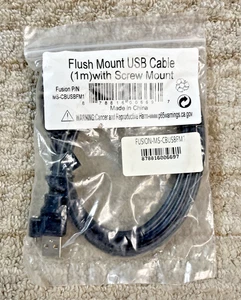 Fusion MS-CBUSBFM1 USB Flush Mount 1M Cable W/Screw Mount & Waterproof Cap - Picture 1 of 3