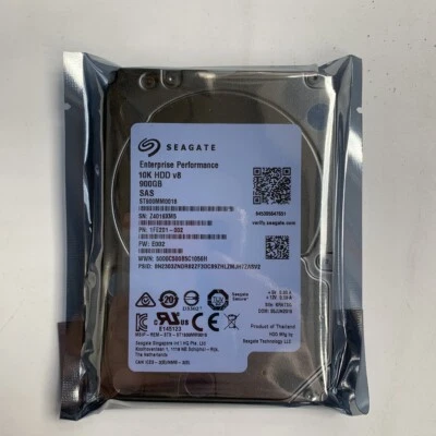 Seagate ST900MM0018 900GB 10K SAS 12GB/s 128MB THUNDERBOLT 2.5" Hard Drive - Image 1 of 4